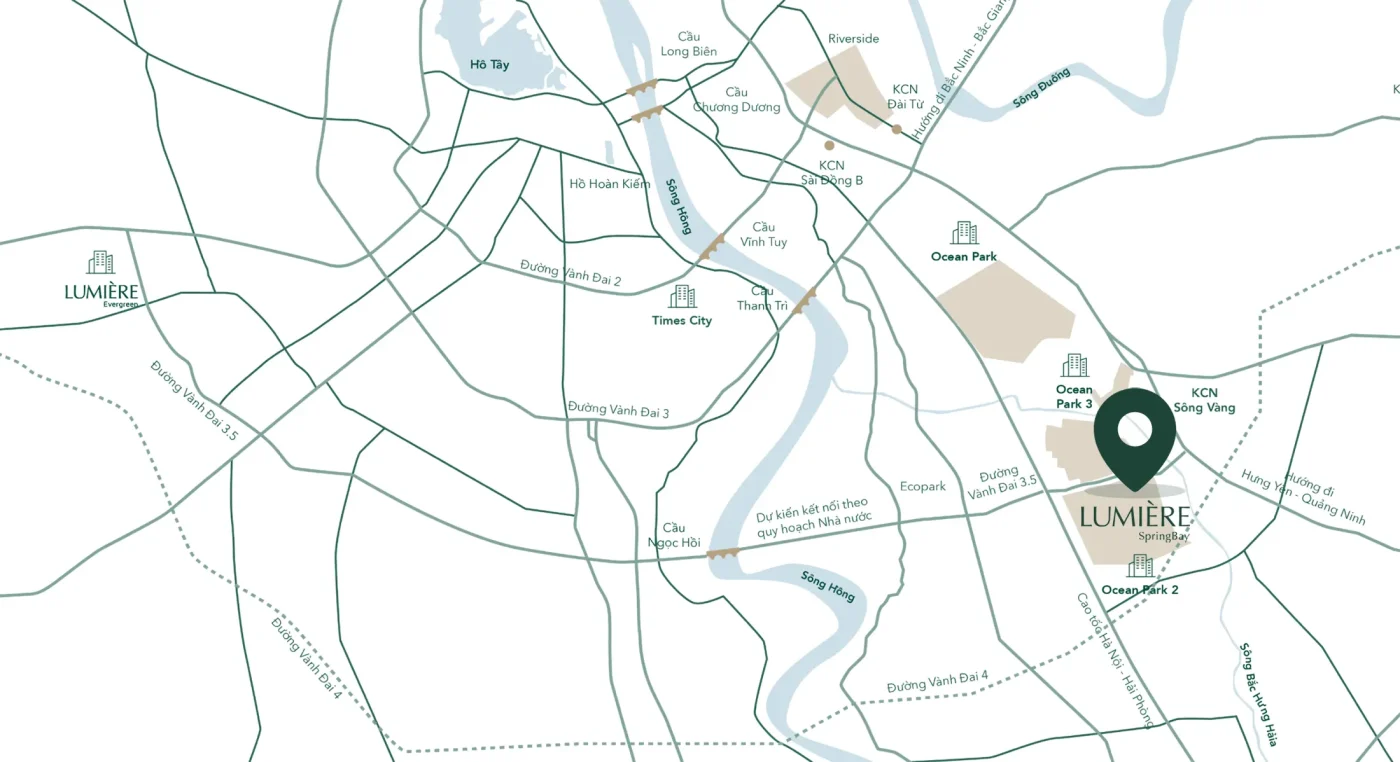 Vị trí Lumiere Spring Bay