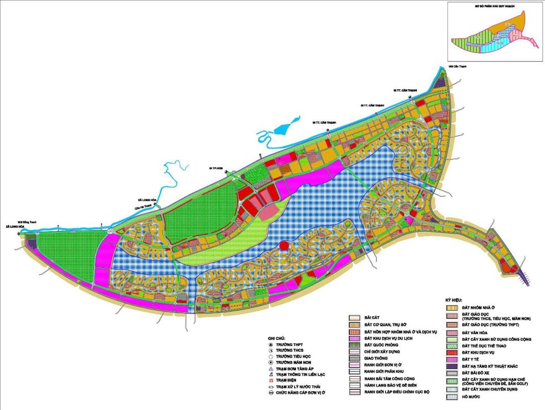 Quy hoạch tổng thể Vinhomes Green Paradise Cần Giờ