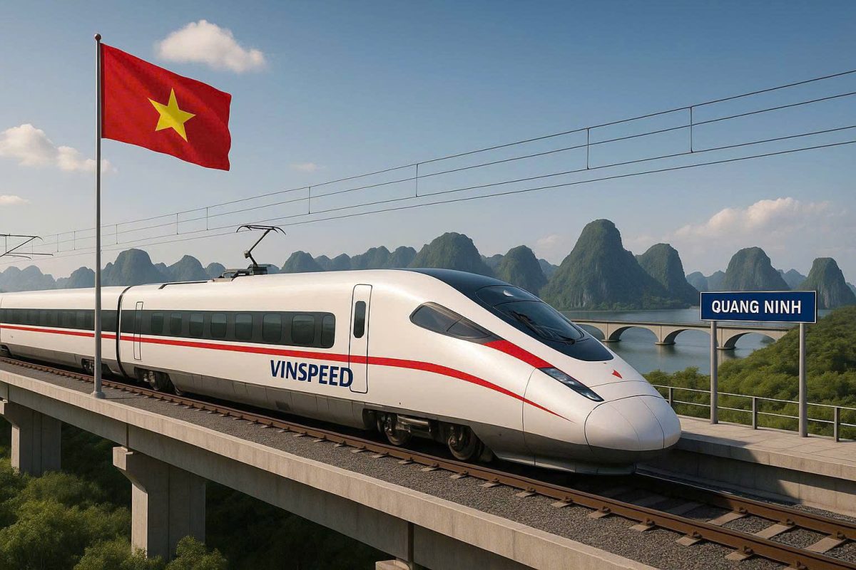 Vinspeed sắp khởi công tuyến tàu điện cao tốc Hà Nội - Hạ Long trị giá khoảng 5,4 tỷ USD 